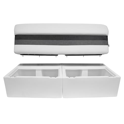Wise 8WD106 Deluxe Series 55" Pontoon Bench Seat Cushion Set