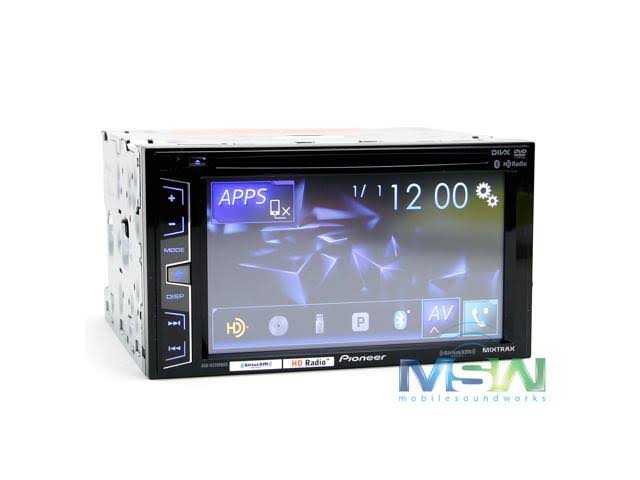 Pioneer AVH X3700BHS In-dash DVD Receiver - 6.2x22 Touch Display