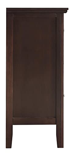 Glory Furniture Primo , White Dresser, 36"H X 59"W X 16"D,