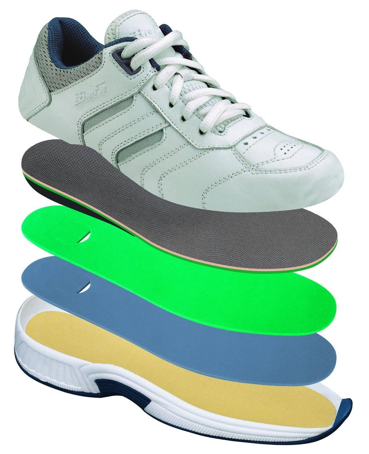 OrthoFeet Men&s Pacific Palisades, White Leather