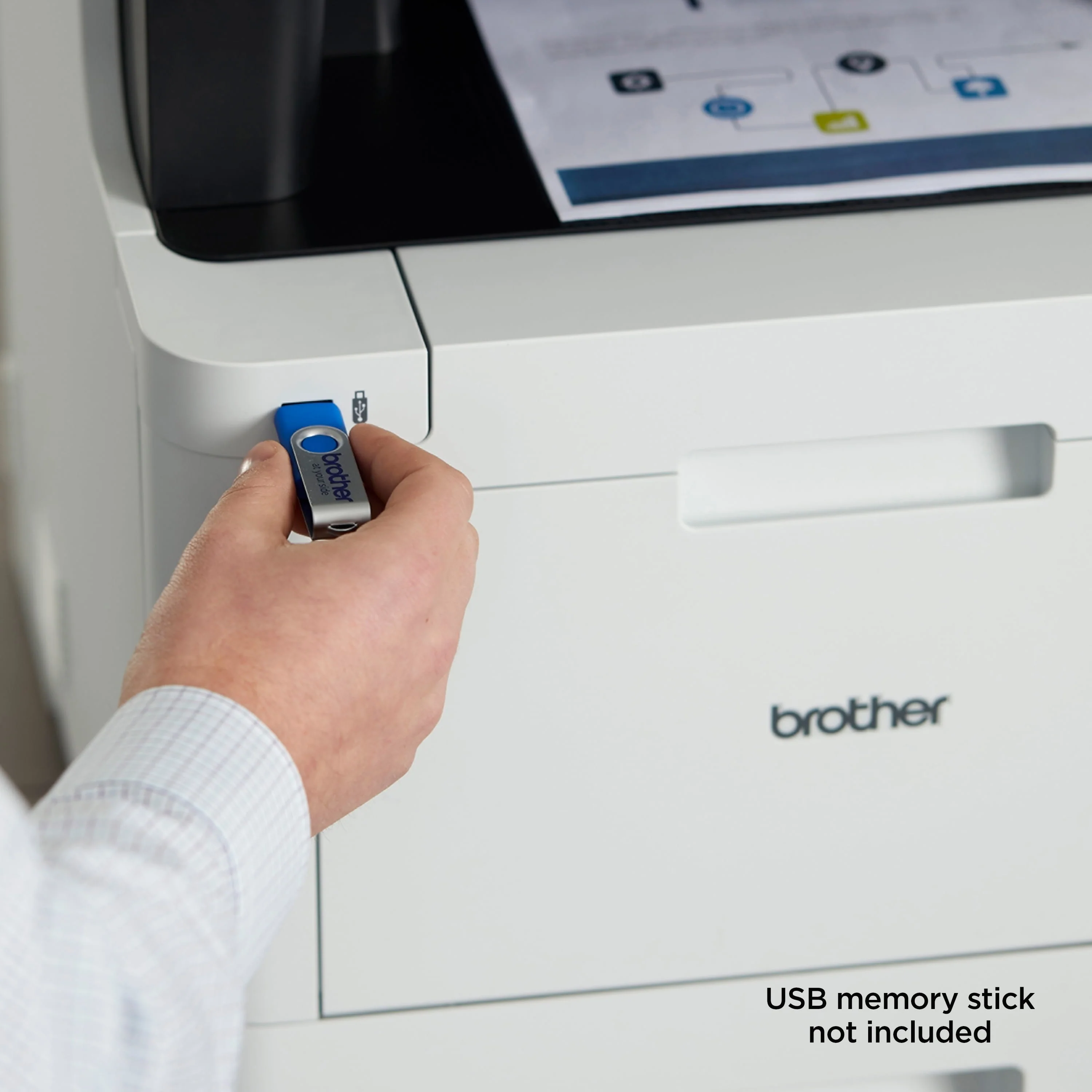 Brother MFC‐L8905CDW Business Color Laser All‐in‐One Printer with Low‐cost Printing, Duplex Print / Copy / Scan, and Wireless Networking