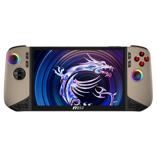 MSI Claw PC Gaming Handheld: Intel Ultra 7-155H, 7" FHD 120Hz Display, 16GB LPDDR5, 512GB NVMe SSD, MicroSD Card Reader, Thunderbolt 4, Win 11 Home: Black A1M-051US