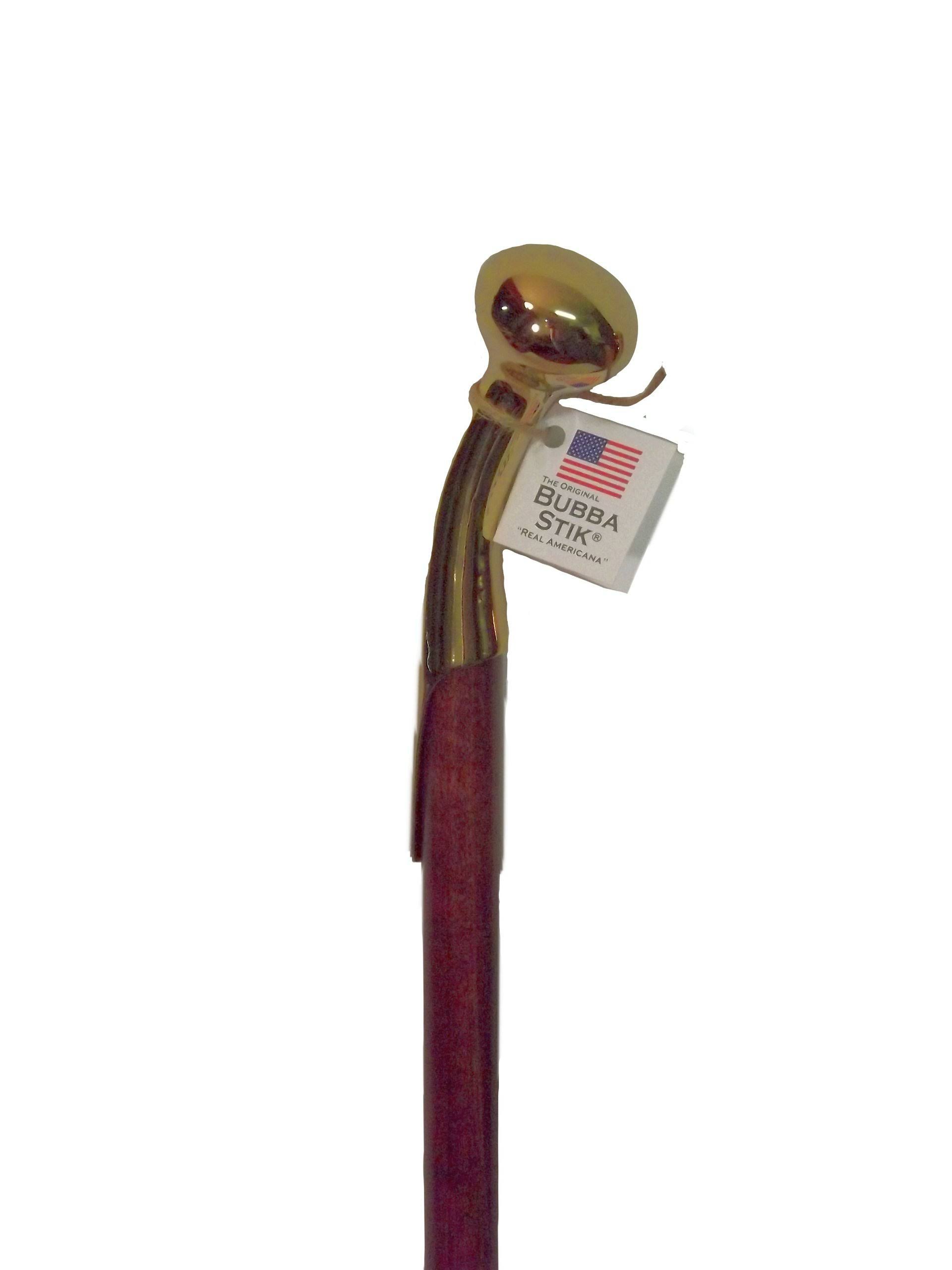 Bubba Stik Walking Cane Texas Style Walking Stick Made of Mahogany Stained Tenne