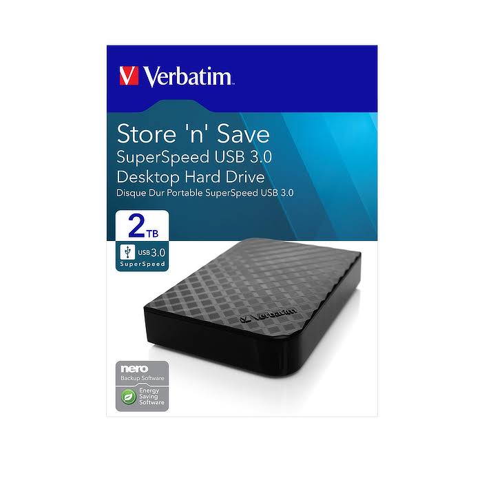 Verbatim Store &n& Save 2TB USB 3.0