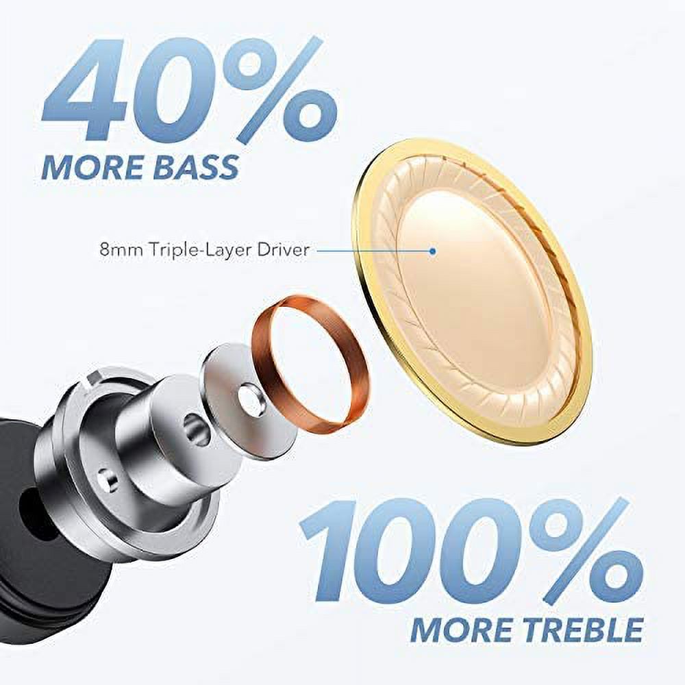 by Anker Life A1 True Wireless Earbuds, Powerful Customized Sound, 35H Playtime, Wireless Charging, USB-C