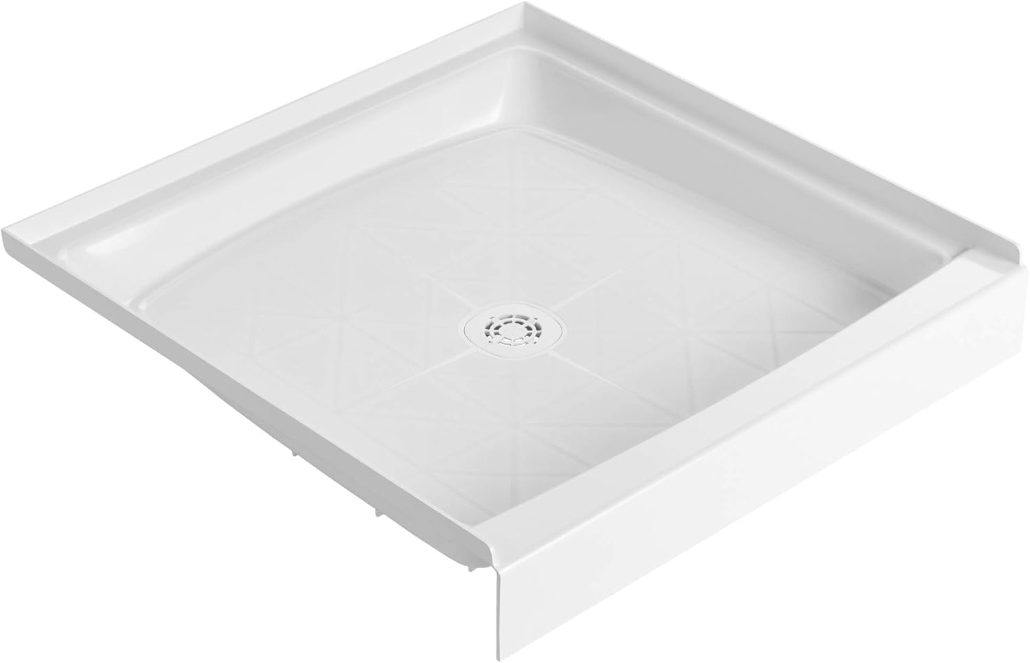 PROFLO PFSB3434WH PROFLO PFSB3434 Morenci 34" x 34" Square Shower Base with Single Threshold and Center Drain