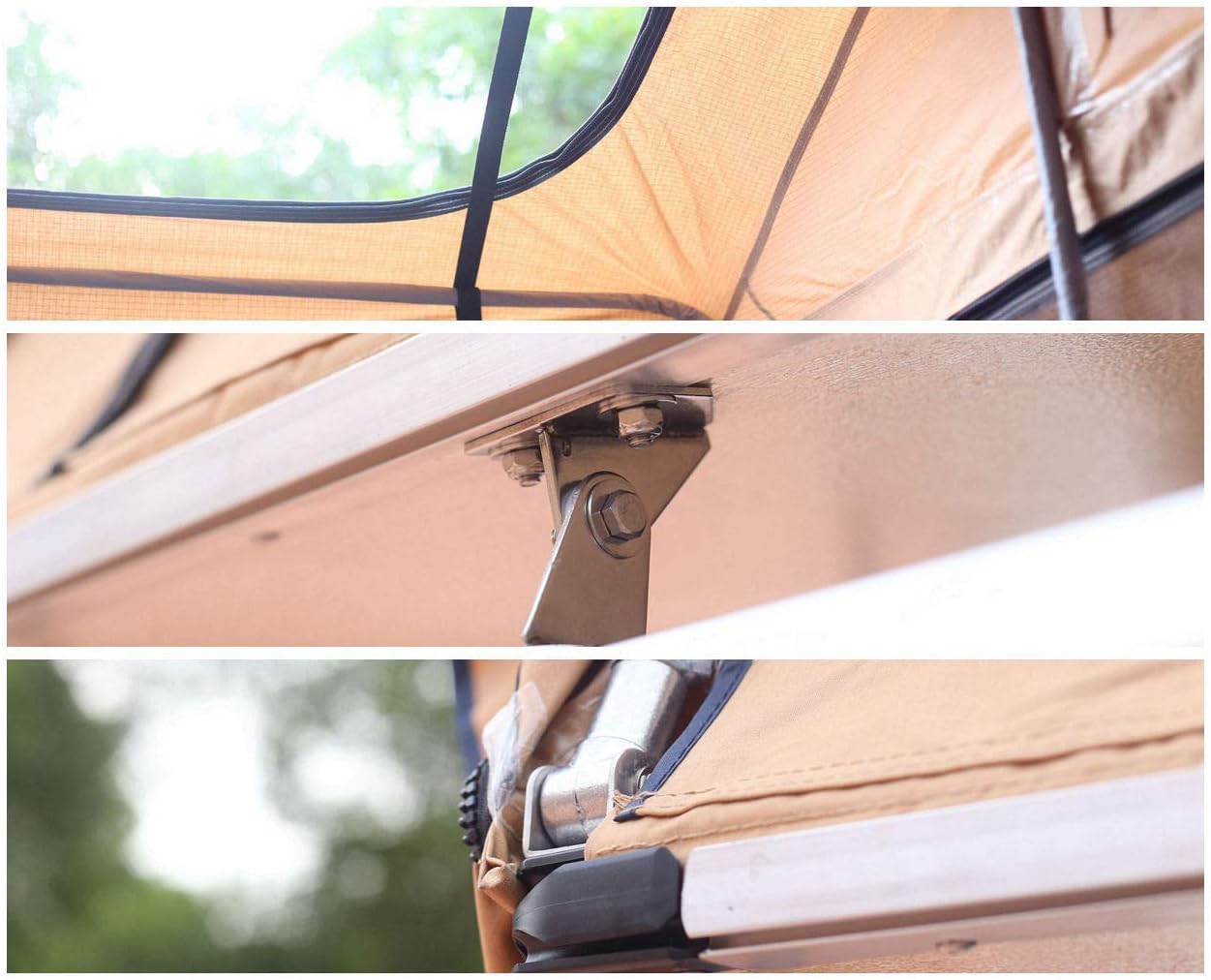 Campoint 2-3 Person Sunroof Rooftop Tent with Skyline Rainfly and Ladder