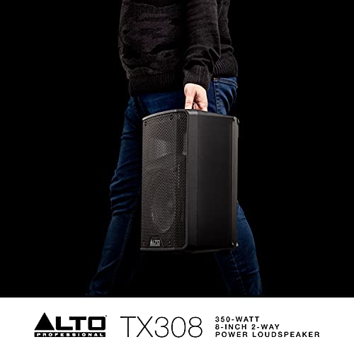 Alto TX312 and TX212S – 700 Watt 12 Inch 2 Way Powered PA Loudspeaker with Signal limiting & 900 Watt 12" Powered Subwoofer with DSP, Class-D Amp