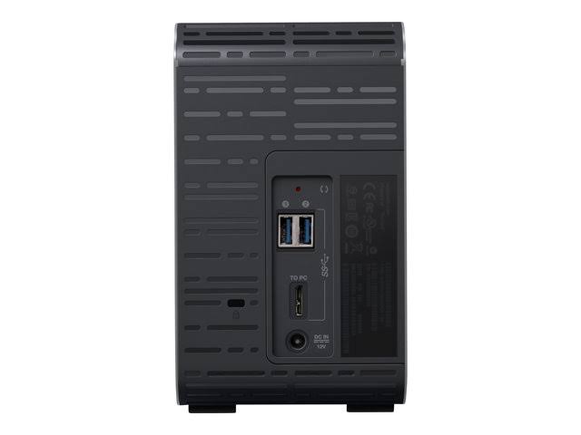 WD My Book Duo WDBLWE0120JCH Hard drive array - 2-bay - 2 x 6 TB