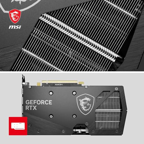 MSI GeForce RTX 4060 Ti Ventus 2X Black 8G OC Graphics Card -NVIDIA RTX 4060 Ti, 8GB GDDR6 Memory, 18Gbps, PCIe 4.0, DLSS3