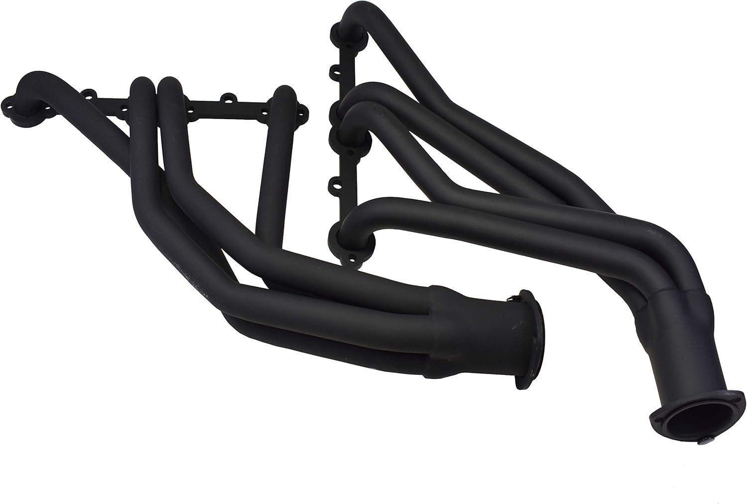 A-Team Performance - Steel Headers - Compatible with SBC Chevy/GMC Truck 66-87 C10 C20 K10 K20 305 327 350 383 400 Black