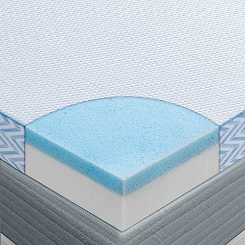 BedStory Firm Mattress Topper Full Size - 3 Inch Memory Foam Bed Toppers - High Density Foam Mattress Pad for Back Pain Relief