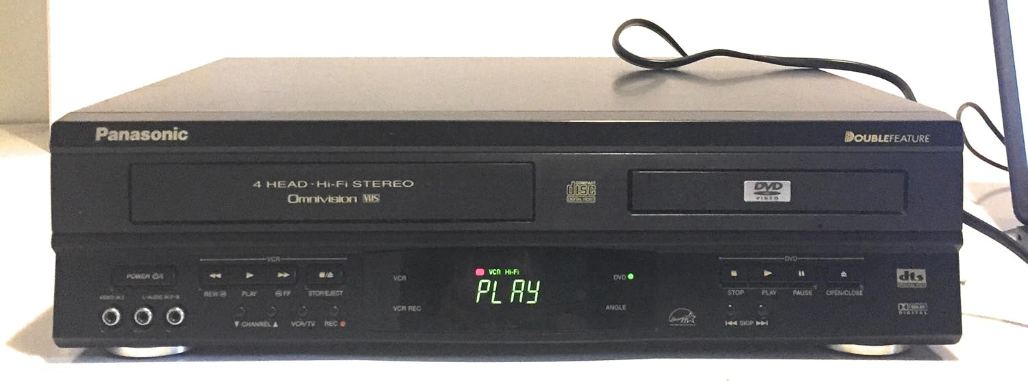Panasonic PV-D4742 DVD-VCR Combo, Black