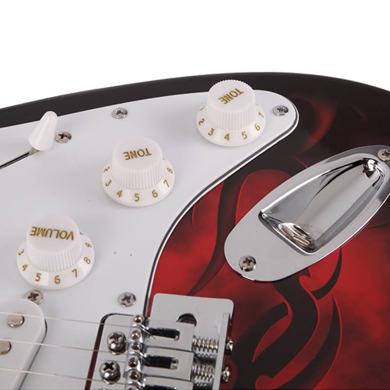 Glarry Gst-e Rosewood Fingerboard Electric Guitar Red