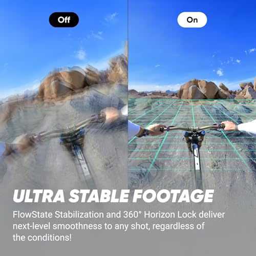 Insta360 X4 Motorcycle Bundle- 8K Waterproof 360 Action Camera, 4K Wide-Angle Video, Invisible Selfie Stick, Removable Lens Guards, 135 Min Battery Life, AI Editing, Stabilization, No Micro SD Card