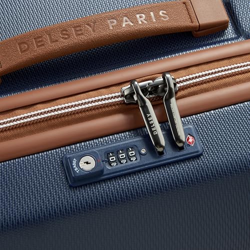 DELSEY PARIS Chatelet Air 2.0 Hardside Luggage with Spinner Wheels, Angora, Checked-Large 28 Inch
