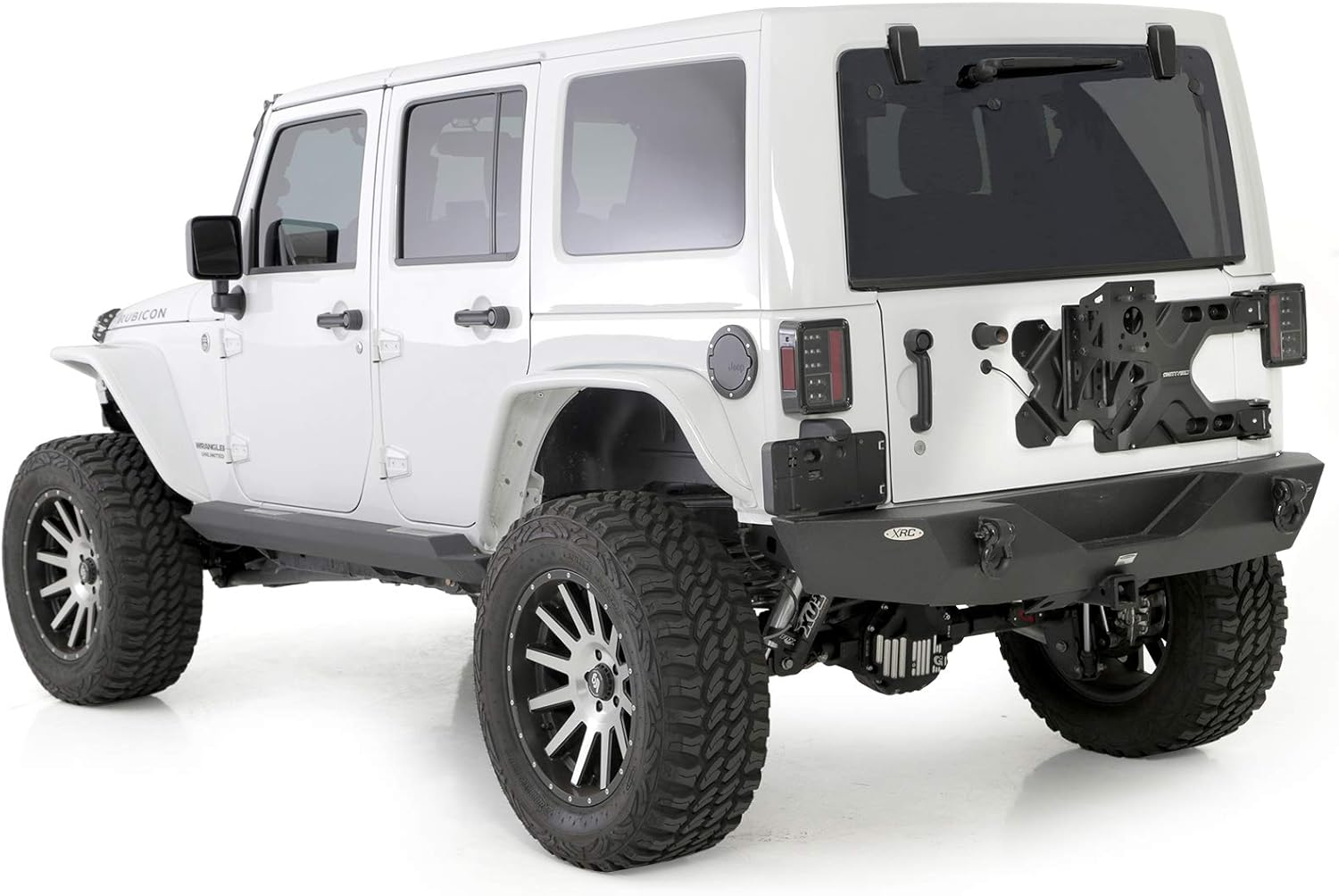Smittybilt 2843 Pivot HD Oversize Tire Carrier for 2007-2018 Jeep Wrangler JK,Black