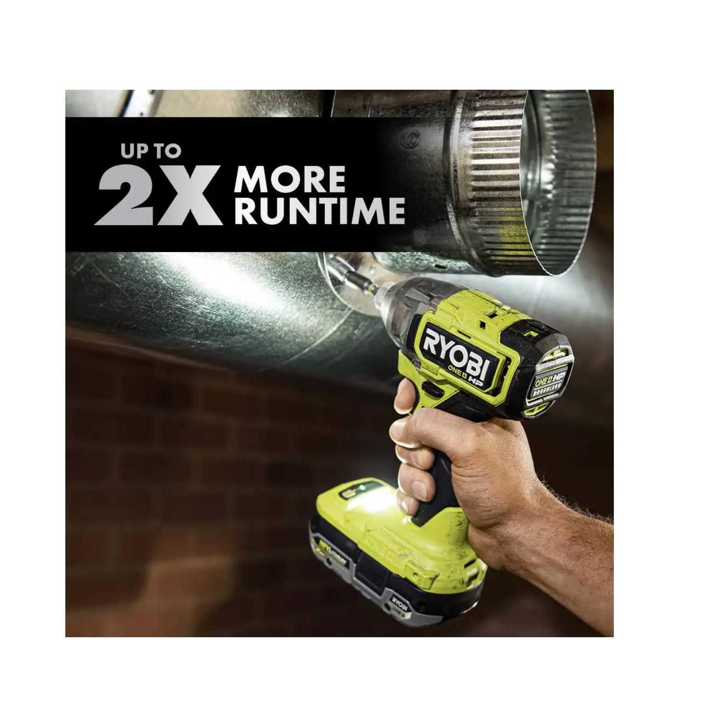 RYOBI ONE+ 18V High Performance Lithium-Ion 2.0 Ah Compact Battery PBP2003