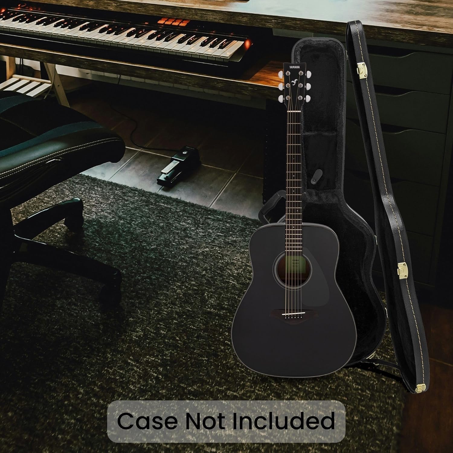 Yamaha FG800J Solid Spruce Top, Traditional Western Gloss Finish Body, 6-String Right-Handed Acoustic Guitar with Rosewood Fingerboard and Bridge (Black)