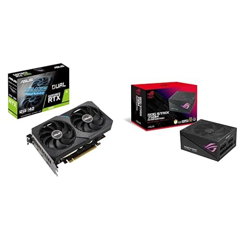 Asus TUF Gaming NVIDIA GeForce RTX 3060 V2 OC Edition Graphics Card (PCIe 4.0, 12GB GDDR6, HDMI 2.1, DisplayPort 1.4a, Dual Ball Fan Bearings, Military-Grade Certification, GPU Tweak II)
