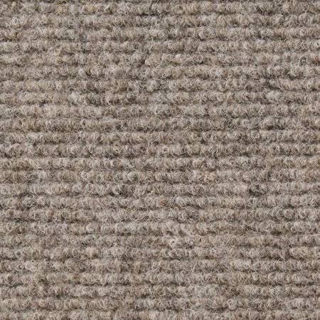House, Home and More Indoor Outdoor Carpet with Rubber Marine Backing - Brown - 6 Feet x 20 Feet