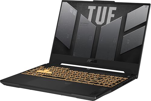 ASUS TUF 15.6" FHD 144Hz Gaming Laptop PC - with Microsoft Office Lifetime License, Intel 10-Core i7-13620H (Beats i9-12900H), GeForce RTX 4070 8GB, 32GB DDR5, 2TB SSD, Wifi6, Backlit KB, Win 11 Pro