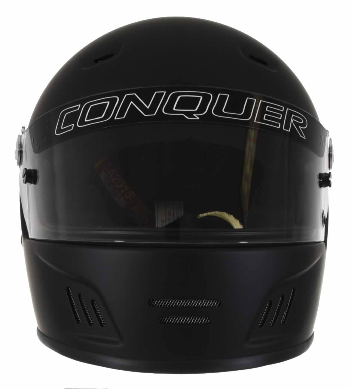 Conquer Snell SA2015 Approved Full Face Auto Racing Helmet