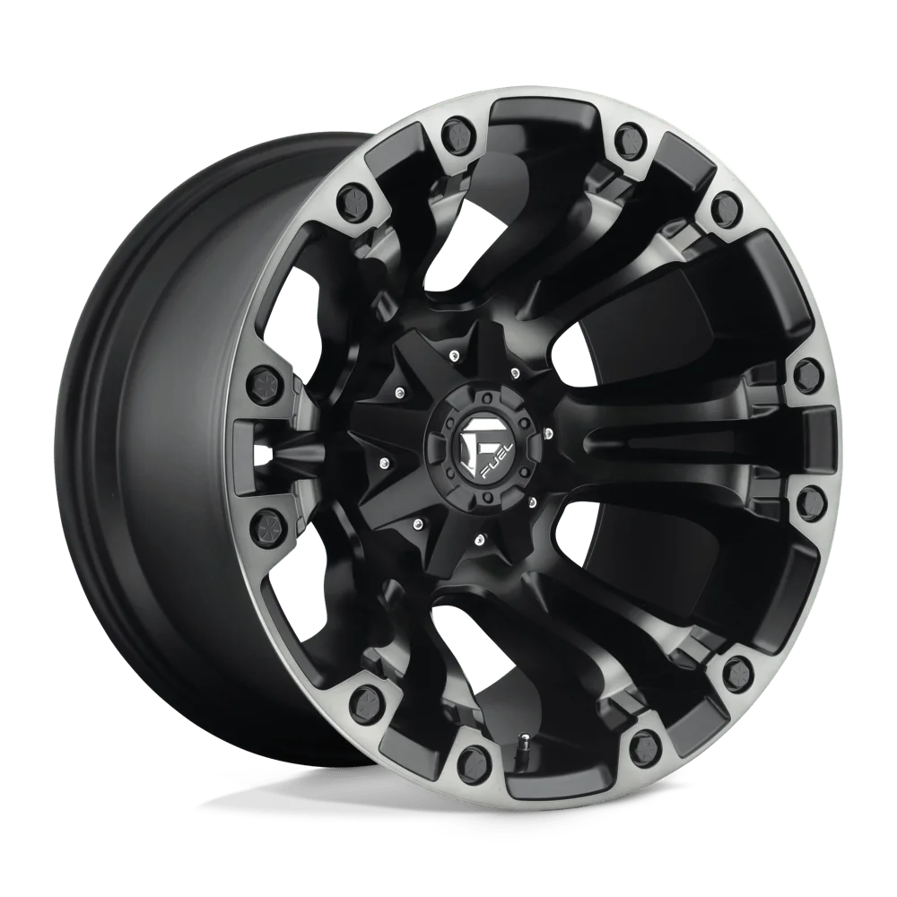 Fuel 1PC D851 VAPOR 18X9 8X165.1 +20 MATTE BLK GRAY TINT Wheel Rim (QTY: 1)