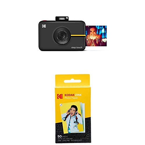 Kodak Step Touch | 13MP Digital Camera & Instant Printer with 3.5 LCD Touchscreen Display, 1080p HD Video - Editing Suite, Bluetooth & Zink Zero Ink Technology | White