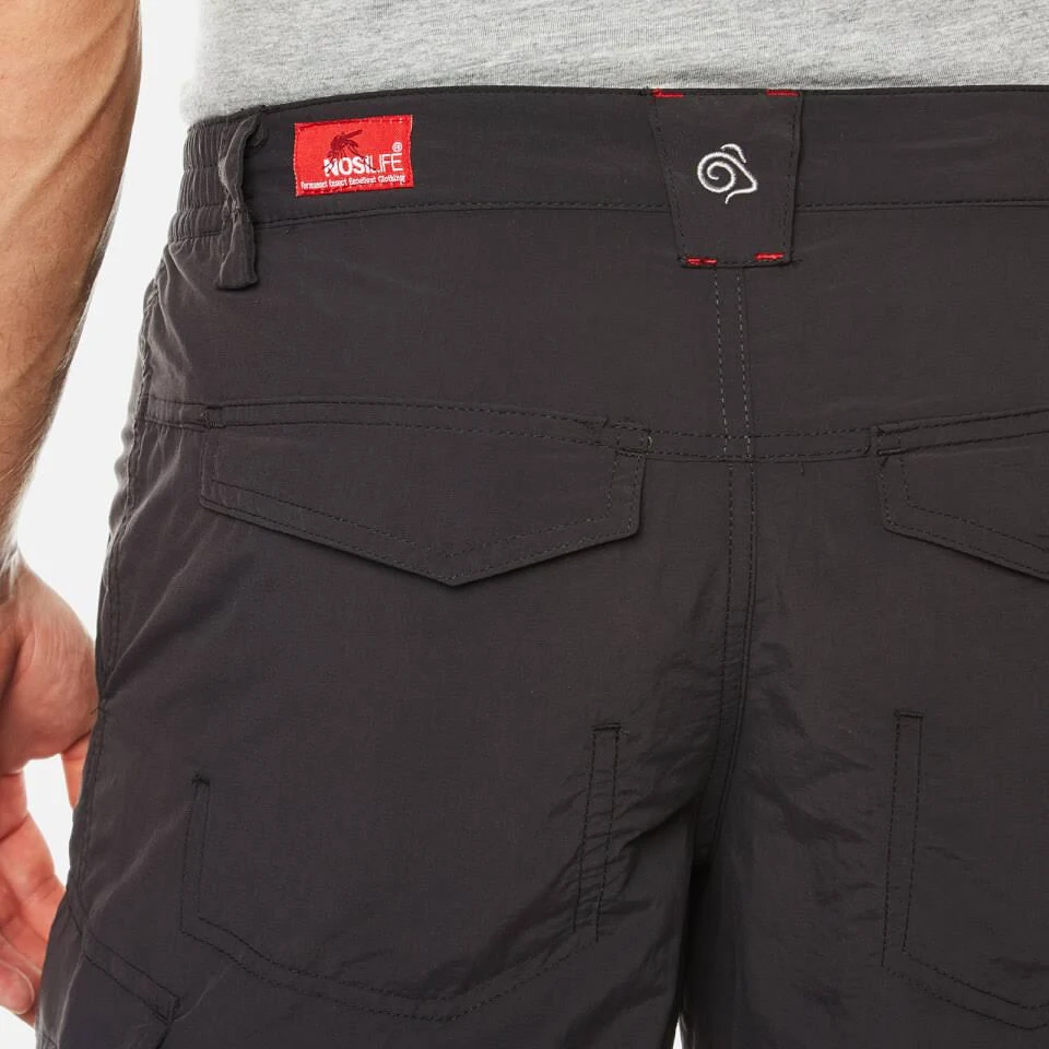 Craghoppers Mens NosiLife Cargo Trousers Black Pepper