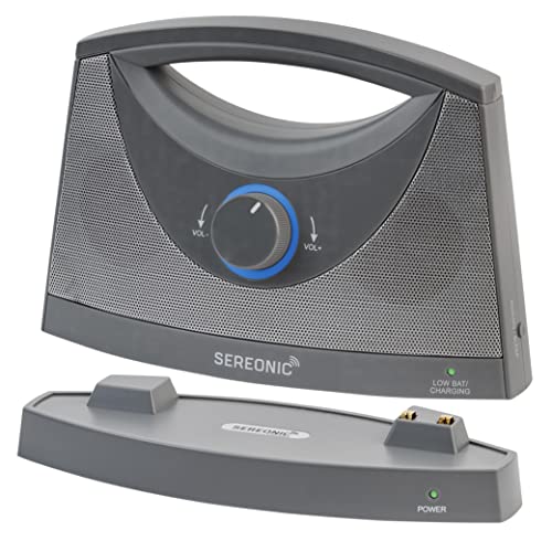 Portable Wireless Speakers for Smart TV - Ideal for TV Watching Without The Blaring Volume - Designed for Hard of Hearing, Elderly, and Seniors - 100ft Range
