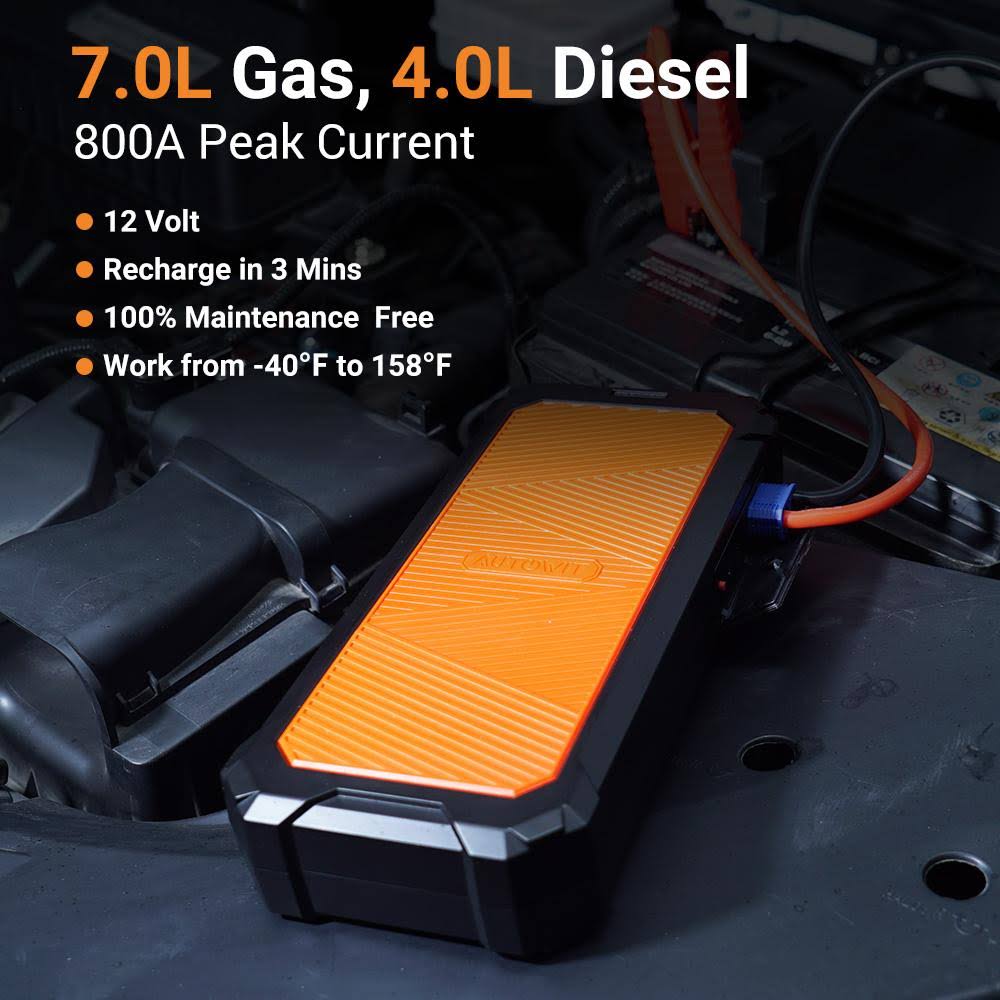 Autowit Supercap 2 12-Volt Battery-less Portable Jump Starter