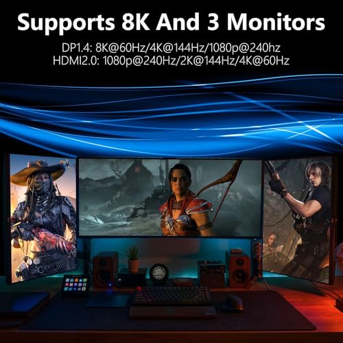GTX 1060 6GB Graphics Card GDDR5 192Bit 4K VR Ready Video Cards with Dual Cooling Fans, Support Direct X12 PCIe3.0 * 16 HDMI DVI DP, High Performance for Gaming and Creative Work