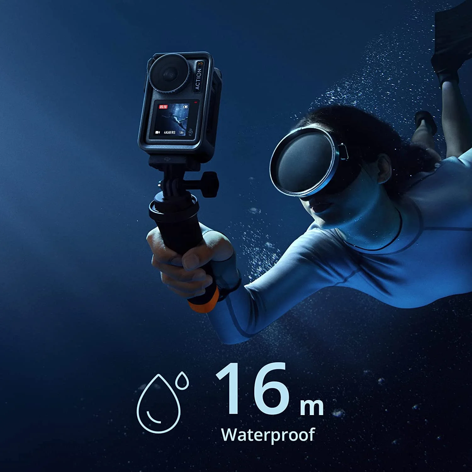 DJI Osmo Action 3 Action Camera - Adventure Combo with 64GB Accessory Bundle
