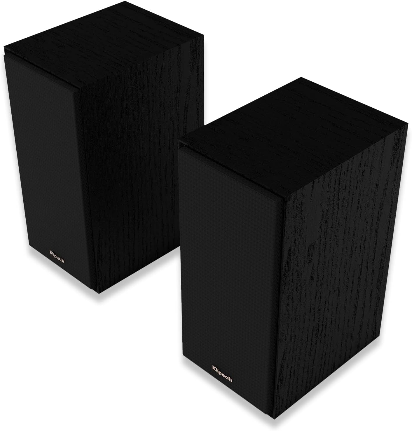 klipsch Reference Next-Generation R-40M Horn-Loaded Bookshelf Speakers with 4” Spun-Copper Woofers for Best-in-Class Home Theater Sound in Black