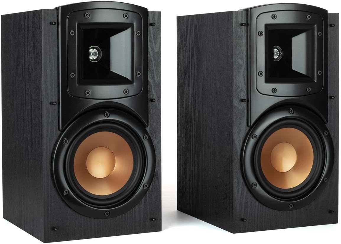 Klipsch Synergy Black Label 5.1 Home Theater System with 2X F-300 Floorstanding Speaker, SUB-100 10" Subwoofer, C-200 Center Channel, B-200 Bookshelf Speakers (Pair)