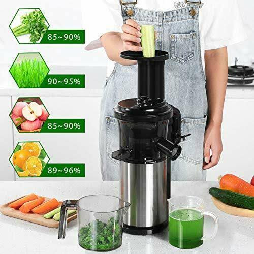 Juicer Slow Juicers Machine Portable Vertical Cold Press Juicer with