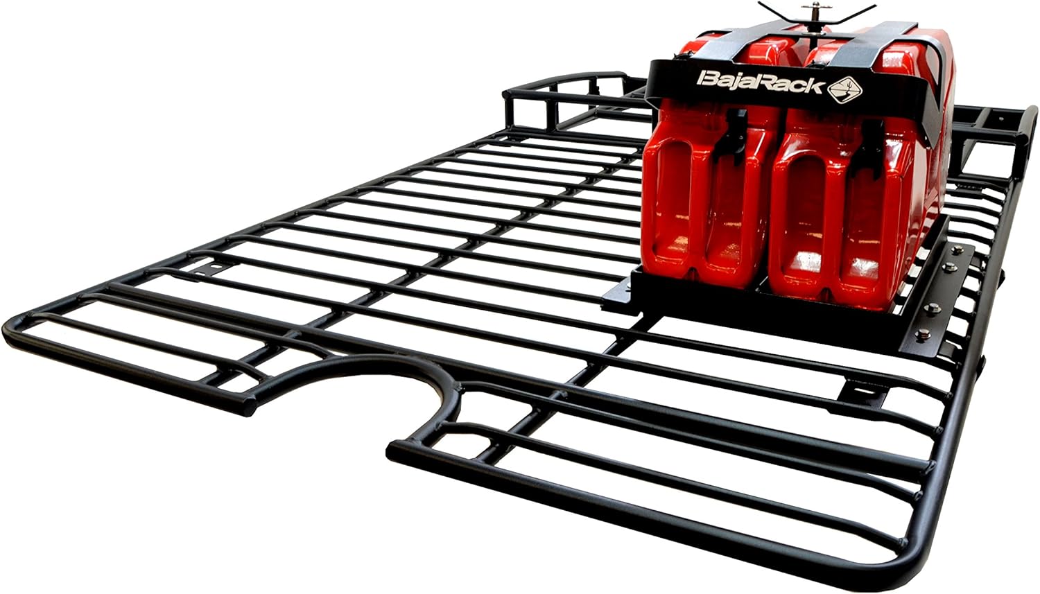 BAJARACK ADVENTURE EQUIPMENT Fuel Can Holder Mount for Two 5 Gallon Gas Cans