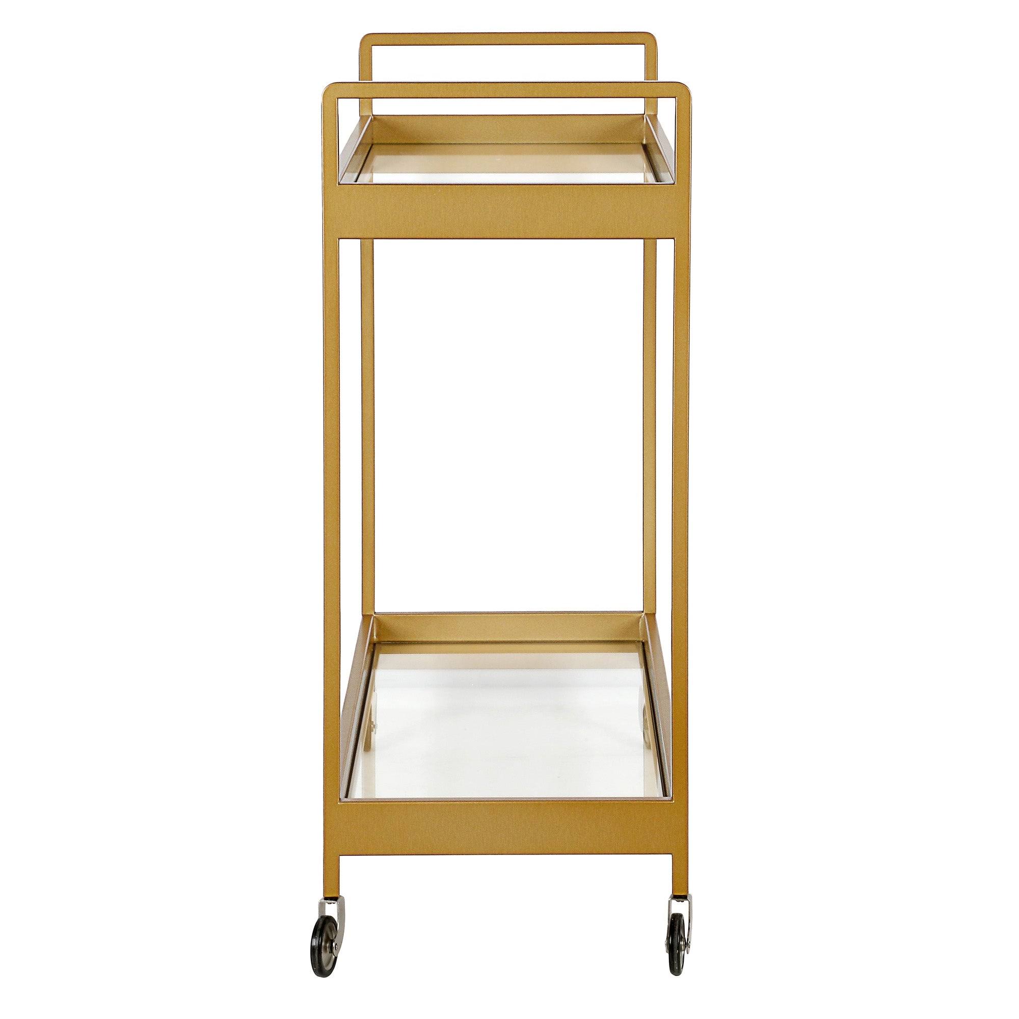 Cooper Bar Cart - Brass