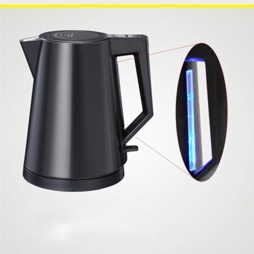 Electric Kettle Cordless Tea Kettle,Fast Boil,Auto Shut Off and Boil Dry Protection Tech Power Off Large Capacity 1000W Anti-scalding Insulation Integrated Stainless Steel 1.2L (Color : Gold)
