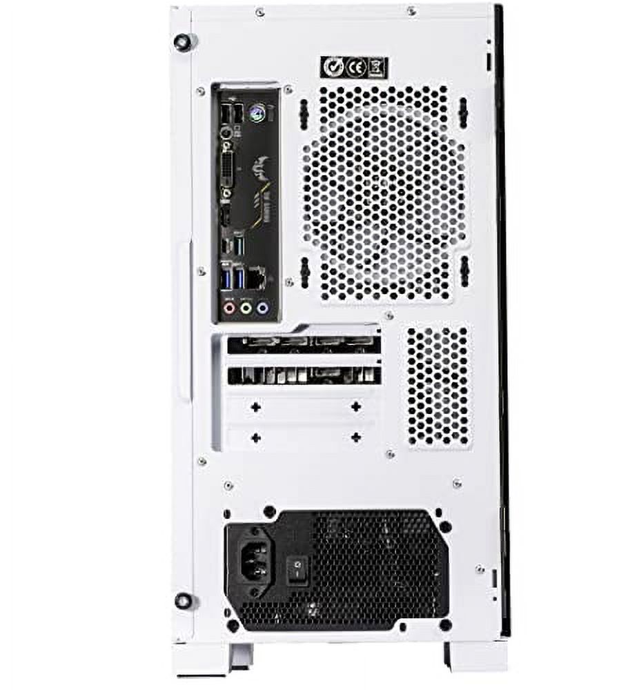Velztorm Nix Custom Built Gaming Desktop PC Snow White (AMD Ryzen 5 5600X 6-Core, 16GB RAM, 1TB PCIe SSD, GeForce GTX 1650, 1xUSB 3.2, 3xUSB 3.0, 1xHDMI, Win 10 Home)