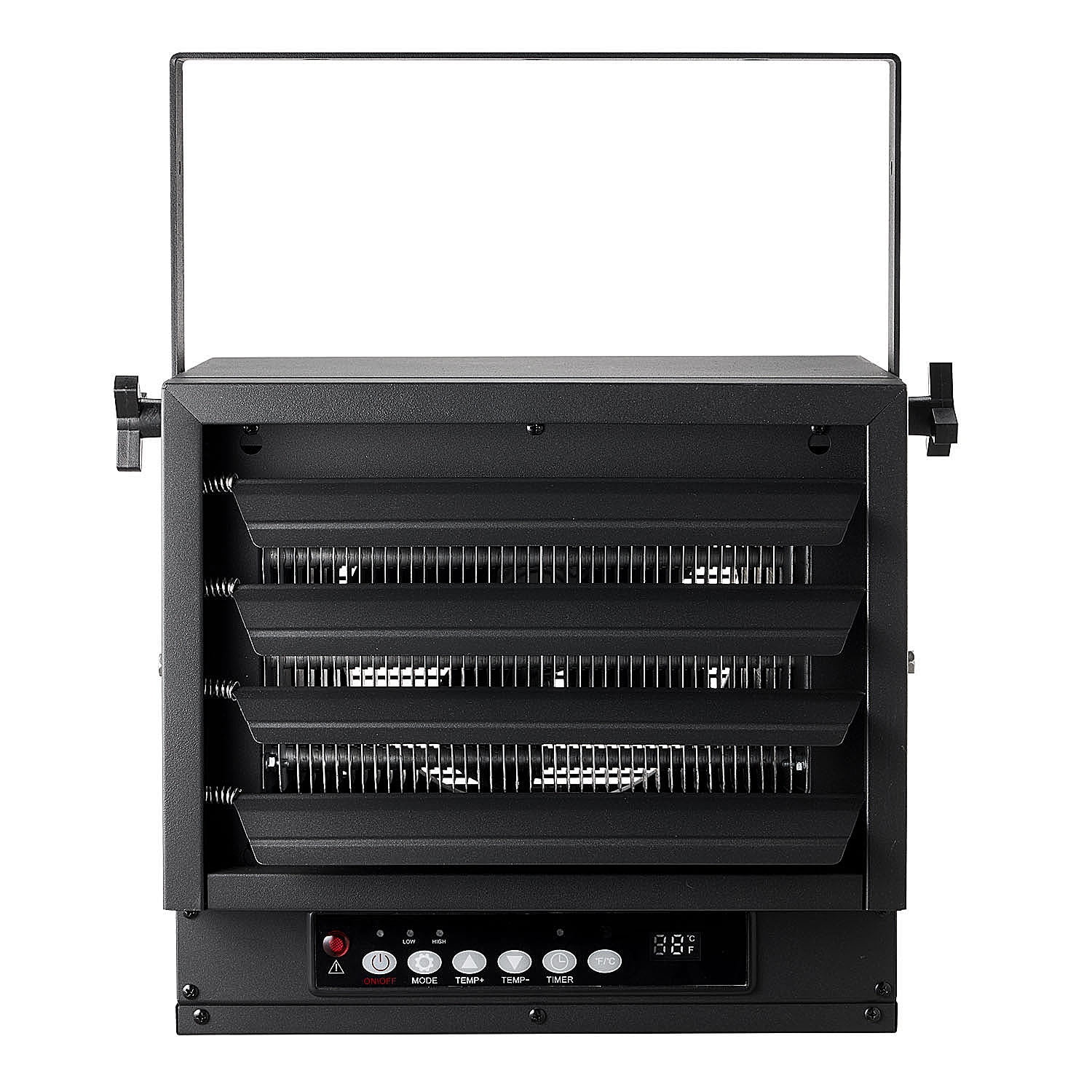 Hyper Tough New Black 7500w 240V Hard Wired Digital Ceiling Mount Electric Garage Heater with Remote