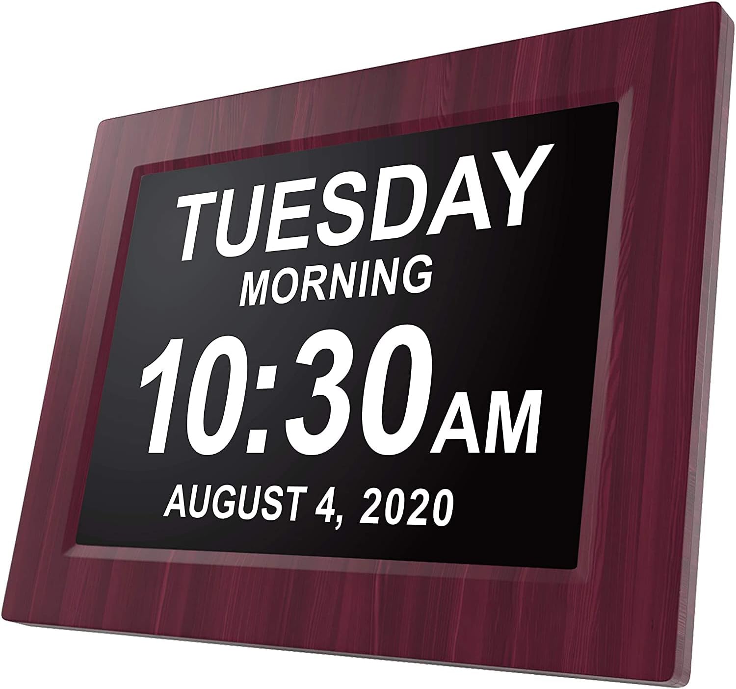 【New 2022】American Lifetime Day Clock Large Digital Clock Large Display with date and day of the week, Digital wall clock Large display Dementia products for elderly seniors,Clocks for Seniors (White)