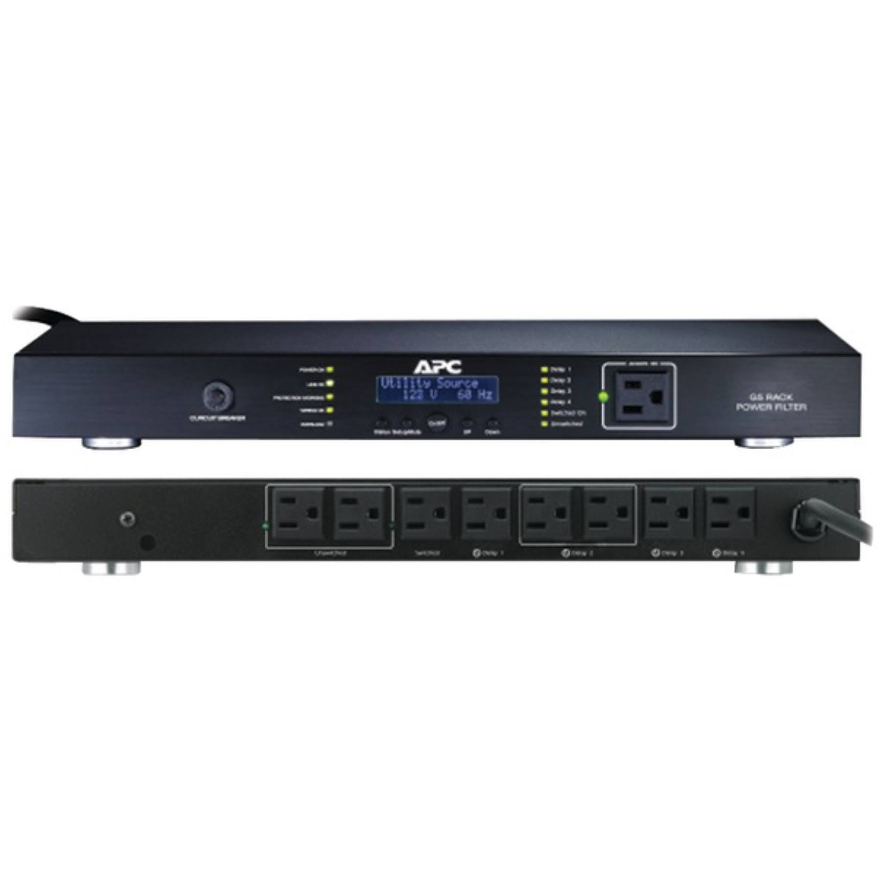 APC G5BLK - 9-Outlet G-Type 15-Amp Rack-mountable Power Conditioner