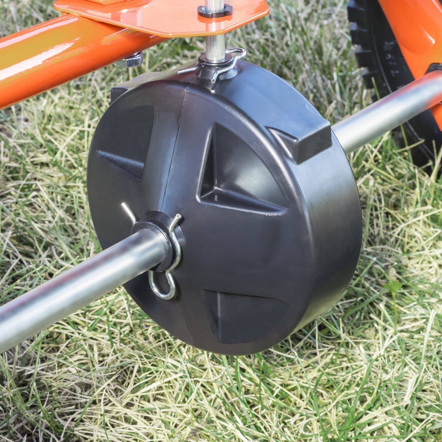 Agri-fab, Inc .175 lb. Broadcast Tow Behind Spreader Model #45-03297, Black
