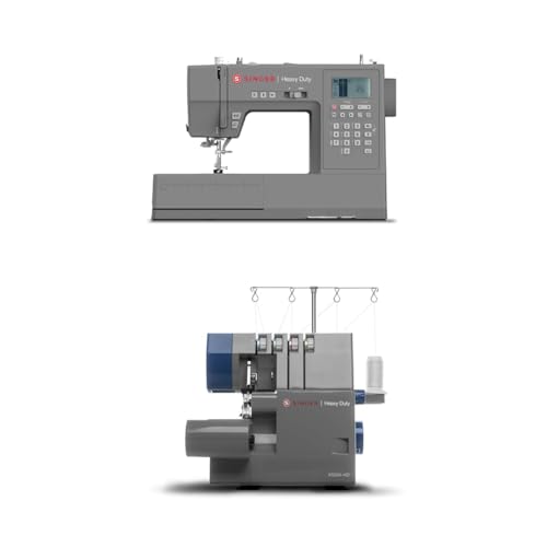 SINGER Heavy Duty 6620C Computerized Sewing Machine with Accessories | 215 Stitches, LCD Screen, Built-In Needle Threader | Easy Setup, Durable Metal Frame, Ideal for Clothes & Home Projects