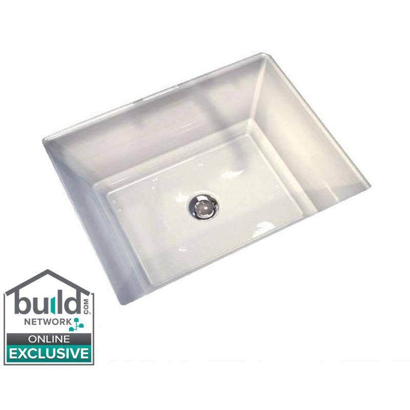 American Standard 0483.000 Estate 19-3/4x22 Undermount Fireclay Bathroom Sink with Linen