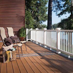 Trex Select 12-ft Saddle Square Composite Deck Board in Brown | 661101