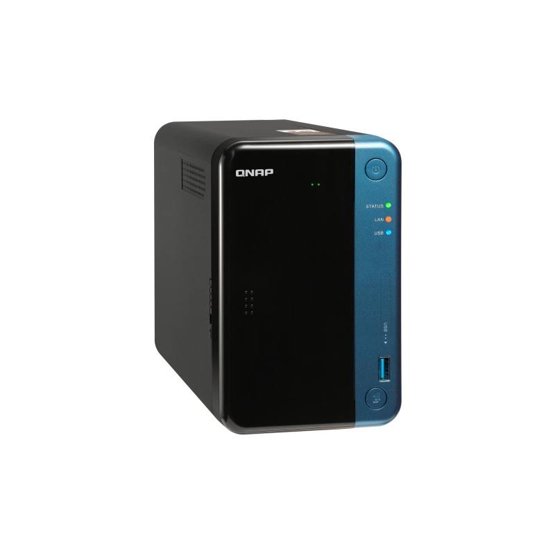 QNAP TS-253Be-4G 2-Bay Diskless NAS Server - SATA 6Gb/s