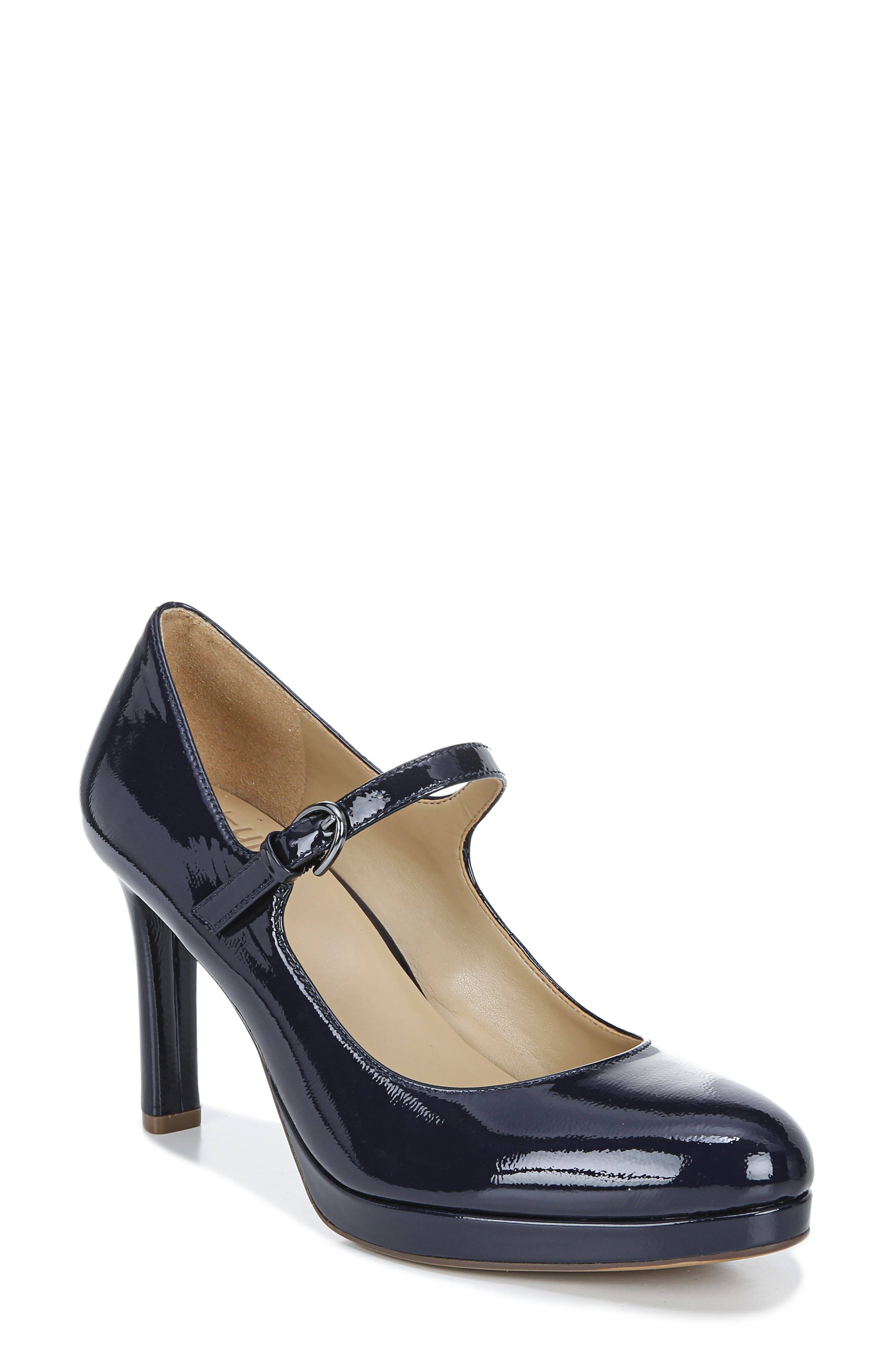 Naturalizer Talissa Mary Janes - Navy Patent